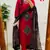 Red Women Pure Cotton Printed Kurta With Pant And Dupatta