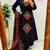 Black Women Pure Cotton Printed Kurta With Pant And Dupatta
