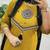 women pure cotton embroidery yellow kurta with pant and dupatta