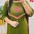 women pure cotton embroidery green kurta with pant and dupatta