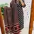 Black Women Pure Cotton Printed Kurta With Pant And Dupatta