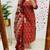 women pure cotton printed red kurta with pant and dupatta