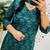 women pure cotton printed blue kurta with pant and dupatta