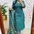 women pure cotton printed blue kurta with pant and dupatta