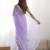 ethnic motifs embroidered georgette saree in lavender