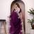 ethnic motifs embroidered georgette saree in wine