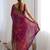 ethnic motifs embroidered georgette saree in wine