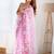 ethnic motifs embroidered georgette saree in onion