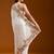 ethnic motifs embroidered georgette saree in white