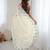 ethnic motifs embroidered georgette saree in offwhite