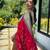Pink woven paithani silk saree with blouse piece