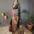 Black woven paithani silk saree with blouse piece