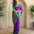 Purple woven silk saree with blouse piece