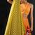 orange embroidered cotton silk Lehenga