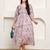 women's pure cotton jaipuri printed western dress