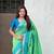 Soft silk zari woven patola saree with contrast bandhani weaves