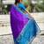 Soft silk zari woven patola saree with contrast bandhani weaves