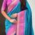 Soft silk zari woven patola saree with contrast bandhani weaves