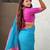 Soft silk zari woven patola saree with contrast bandhani weaves