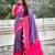 Soft silk zari woven patola saree with contrast bandhani weaves