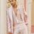 Pink embroidered silk three piece co ord set