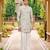 green jacquard silk kurta set with floral embroidered bandhgala