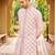 pink silk kurta set with embroidered bandhgala