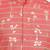Red hand block  golden foil printed viscos kurta payjama etnic wear / festive wear
