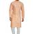 Orange jacquard kurta payjama etnic wear / festive wear