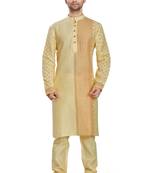 Lemon yellow hand block printed kurta viscos kurta payjama etnic wear / festive wear