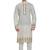 Off white hand block printed with embroidery  kurta viscos kurta payjama etnic wear / festive wear
