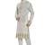 Off white hand block printed with embroidery  kurta viscos kurta payjama etnic wear / festive wear