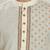 Off white hand block printed with embroidery  kurta viscos kurta payjama etnic wear / festive wear