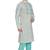 Grey hand block printed with embroidery kurta viscos kurta payjama etnic wear / festive wear