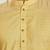 Lemon yellow jacquard kurta payjama etnic wear / festive wear