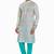 Off white hand block kurta viscos kurta payjama etnic wear / festive wear