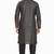Black hand block golden foil printed kurta viscos kurta payjama wear / festive wear