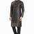 Black hand block golden foil printed kurta viscos kurta payjama wear / festive wear