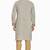 Khakhi hand block printed kurta with embroidery viscos kurta payjama etnic wear / festive wear