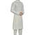 White hand block printed kurta viscos kurta payjama wear / festive wear