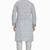 Grey hand block printed kurta with embroidery viscos kurta payjamaetnic wear / festive wear