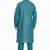Blue hand block foil printed kurta viscos kurta payjama etnic wear / festive wear