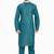 Blue hand block foil printed kurta viscos kurta payjama etnic wear / festive wear