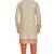 Cream color hand block printed kutrta with embroidery viscos kurta payjama etnic wear / festive wear