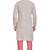 Pink hand block printed kurta with embroidery viscos kurta payjama etnic wear / festive wear