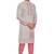 Pink hand block printed kurta with embroidery viscos kurta payjama etnic wear / festive wear