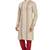 Beige hand block printed kurta viscos kurta payjama etnic wear / festive wear