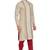 Beige hand block printed kurta viscos kurta payjama etnic wear / festive wear