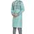 Blue hand block printed kurta  viscos kurta payjama etnic wear / festive wear