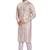 Baby pink hand block golden foil printed kurta viscos kurta payjama etnic wear / festive wear